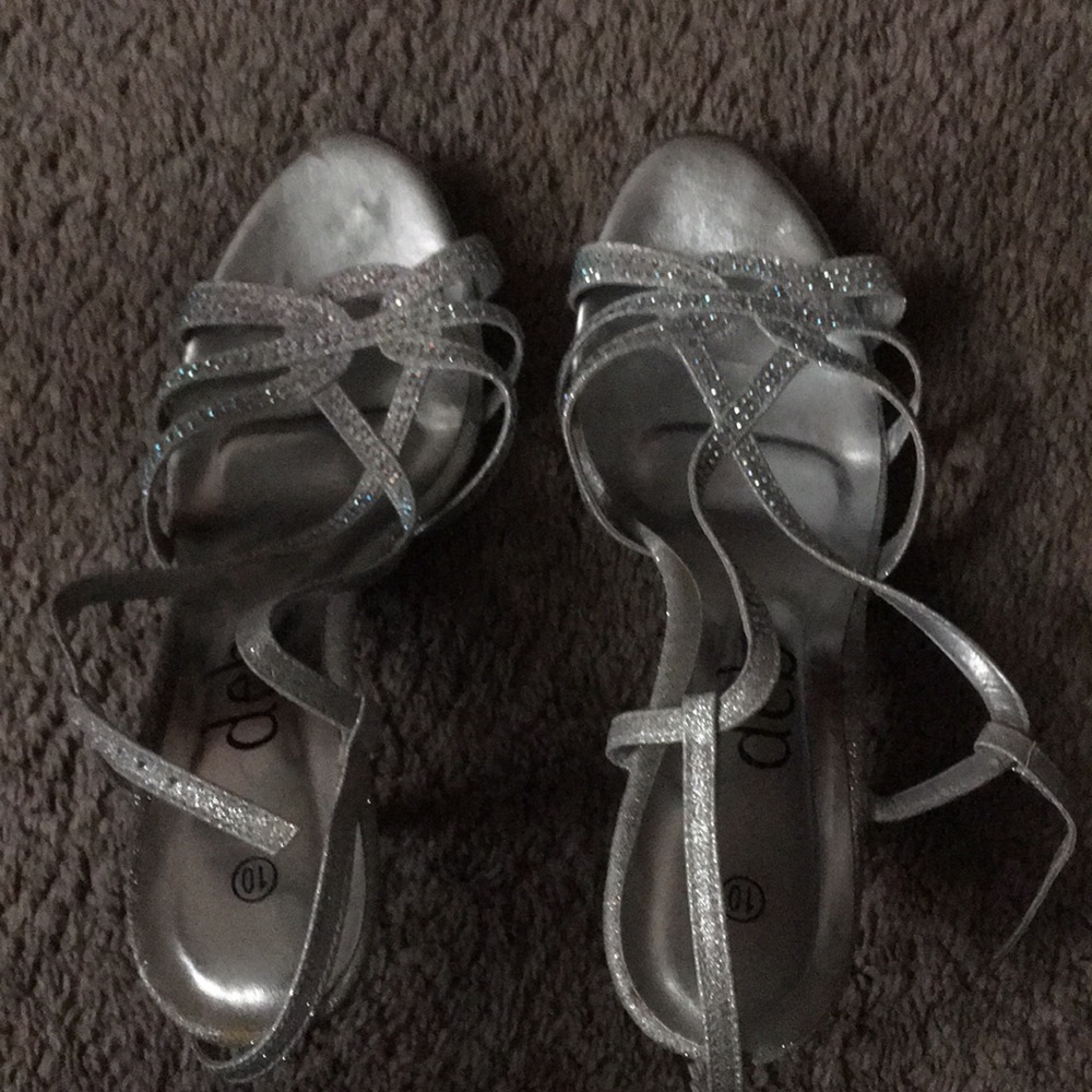 Glitter heels prom